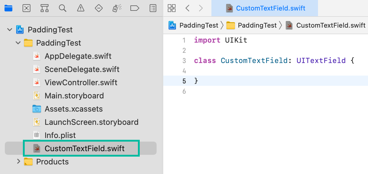 How to Add Padding to UILabel and UITextField 6