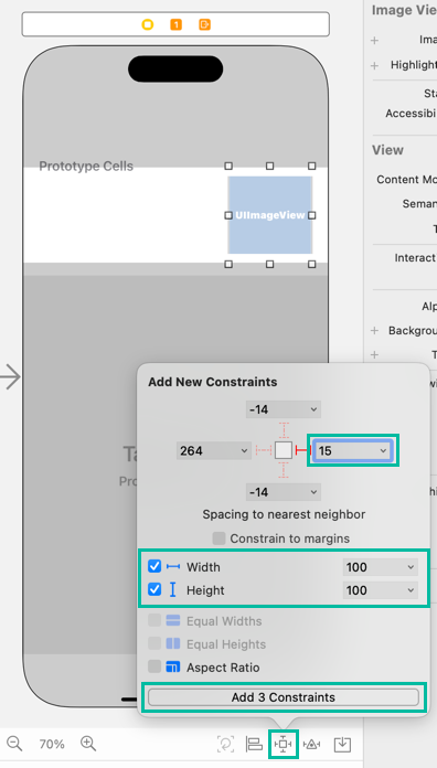 Customize Table View Cell 13