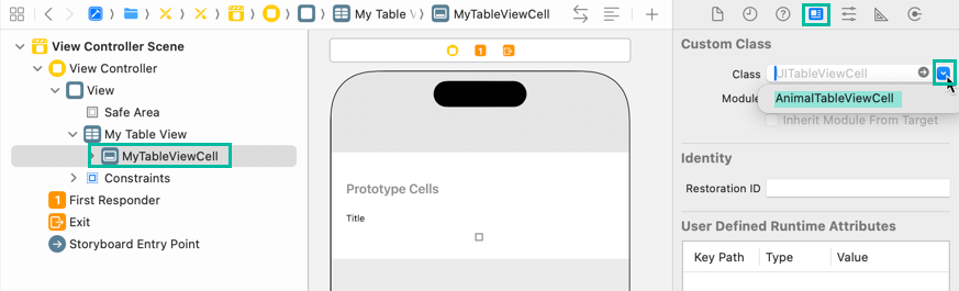 Customize Table View Cell 7