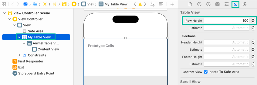 Customize Table View Cell 8