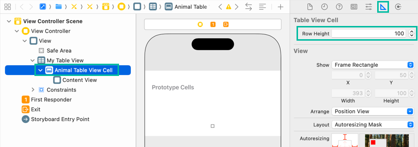 Customize Table View Cell 9