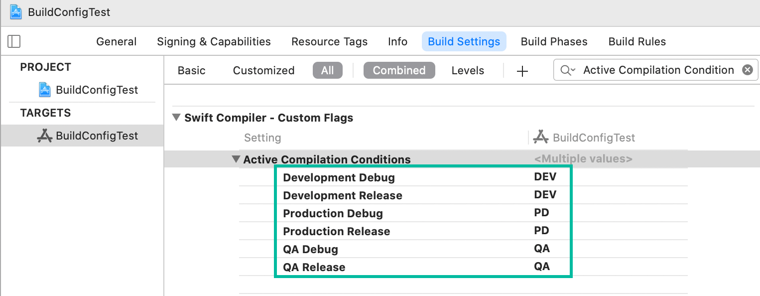 Swift で、どの configuration で実行されているかを特定する方法 2