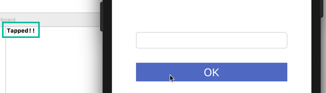 Dismiss the keyboard by tapping outside 2
