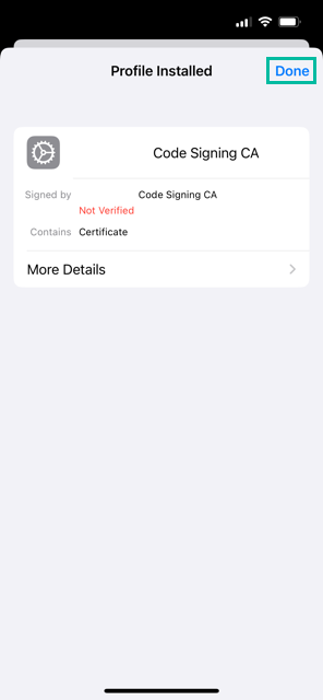 How to Install Intermediate and Root CA Certificates on iPhone 9