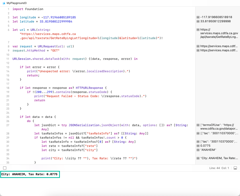 Swift - How to Make an HTTP GET Request with URLSession 1