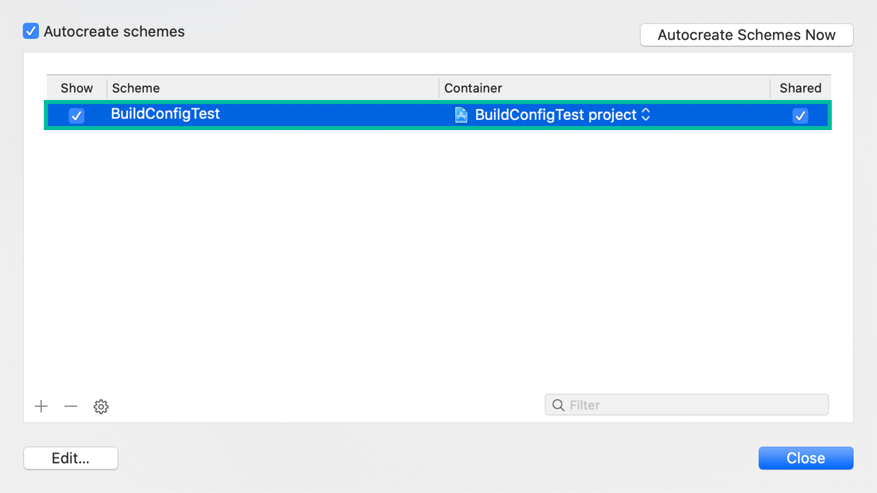 How to Create and Configure a Build Scheme in Xcode 10