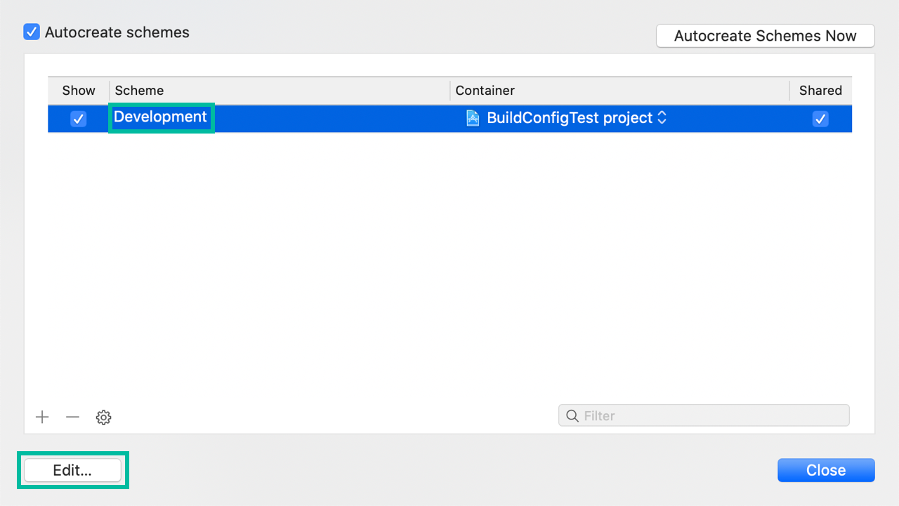 How to Create and Configure a Build Scheme in Xcode 11
