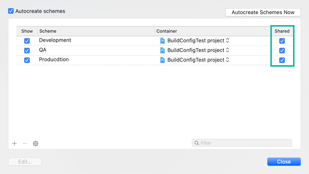 How to Create and Configure a Build Scheme in Xcode 15