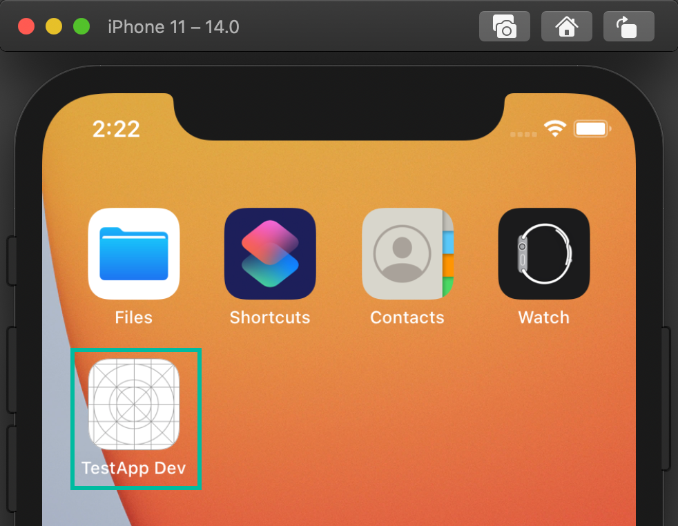 Different app names per environment - example 2