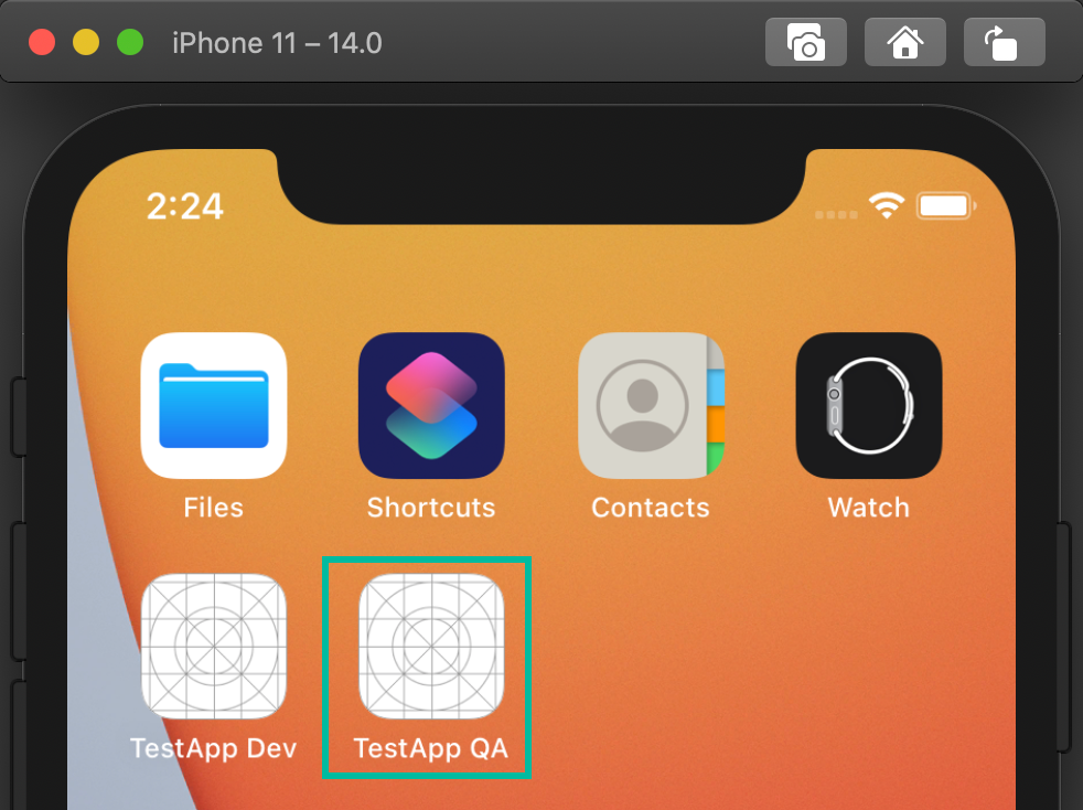 Different app names per environment - example 4