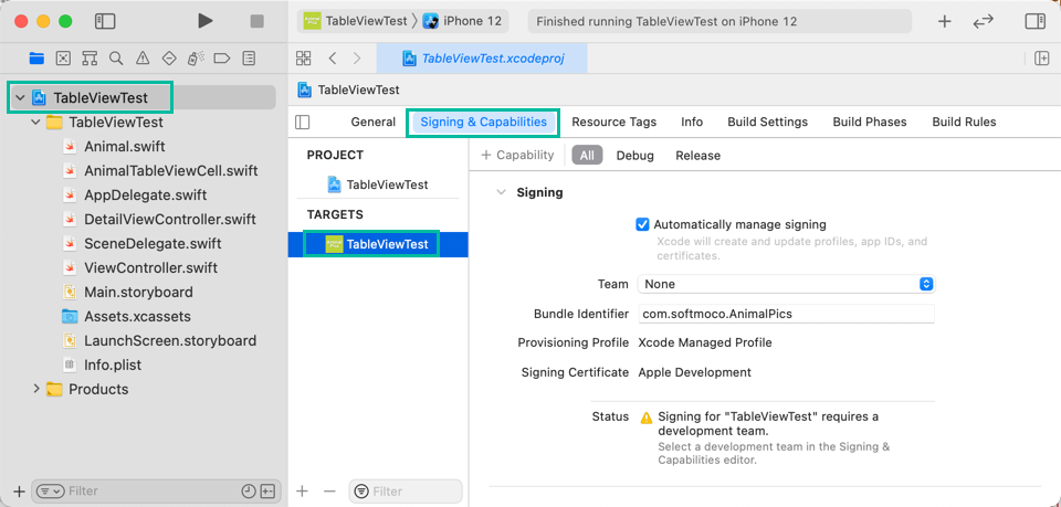 How to set the Provisioning Profile in Xcode 1
