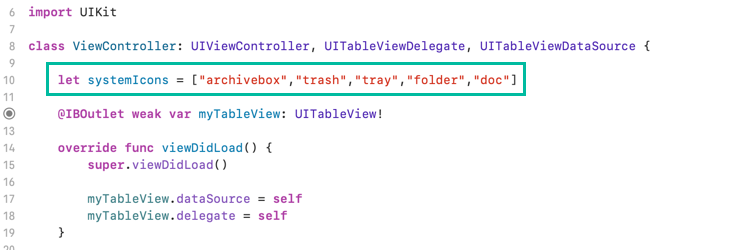 How to Use Table View (Swift) 16