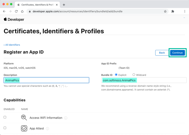How to Create an App ID for iOS App Distribution 6