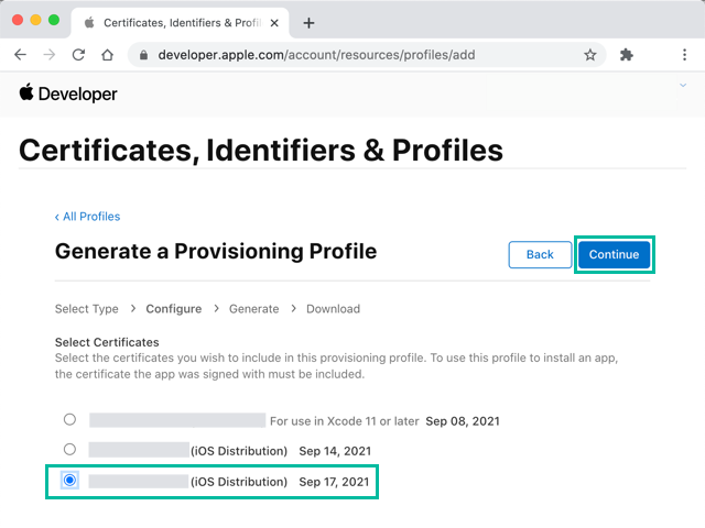 How to create a Provisioning Profile for Ad Hoc distribution 5