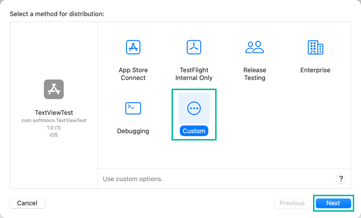 Generate an .ipa file for Ad Hoc distribution in Xcode 4-1