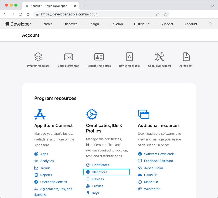How to Create an iOS App ID 1