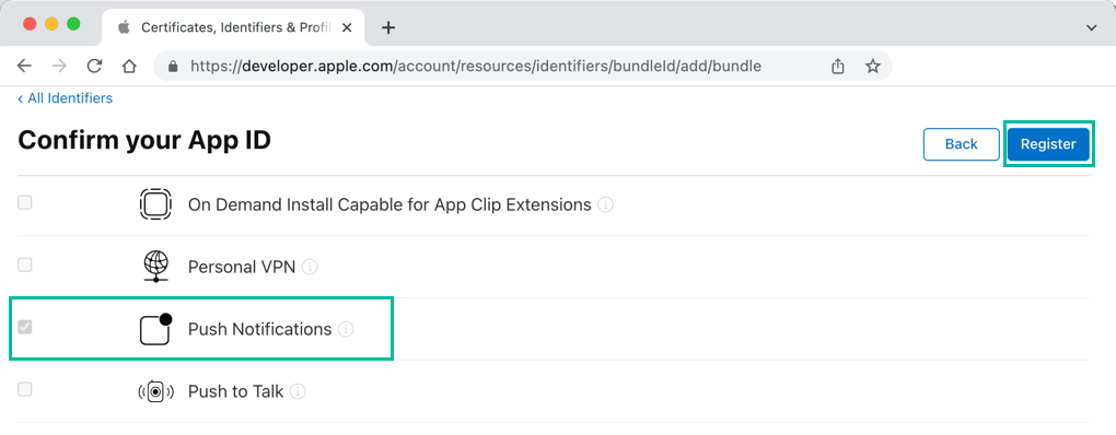 How to Create an iOS App ID 9