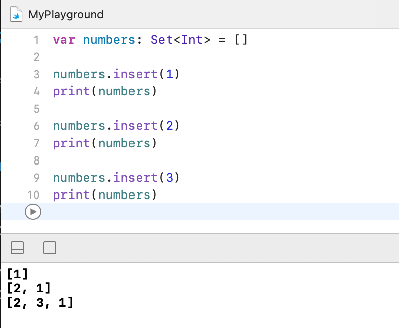 Swift Set – Modify and Add Elements 3